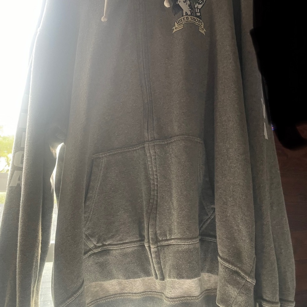 Men's Gray Custom Michigan Made Hoodie